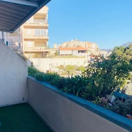 T3 Avec Terrasse Vue Mer, Climatisation Et Garage A 600m De La Plage A Calvi - Fr-1-63-289 Διαμέρισμα *
