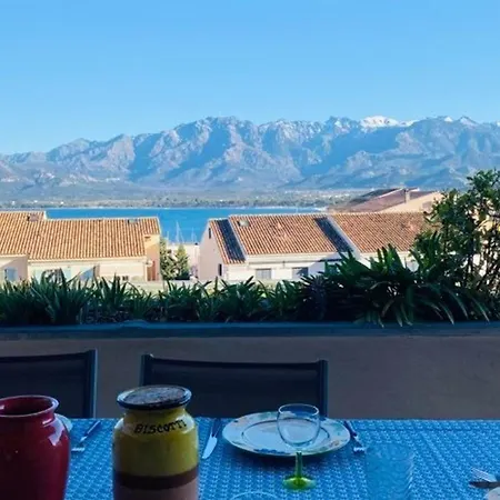 Διαμέρισμα T3 Avec Terrasse Vue Mer, Climatisation Et Garage A 600m De La Plage A Calvi - Fr-1-63-289