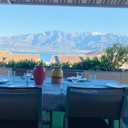 T3 Avec Terrasse Vue Mer, Climatisation Et Garage A 600m De La Plage A Calvi - Fr-1-63-289
